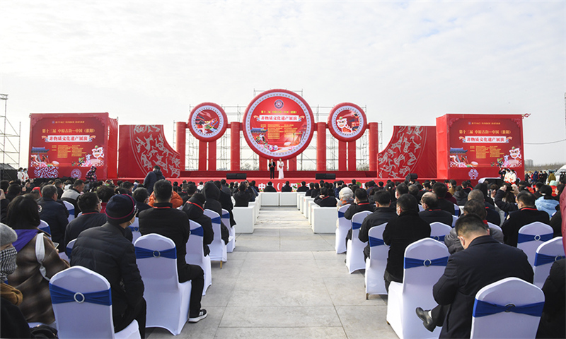 第十三届“中原古韵——中国(淮阳)非物质文化遗产展演”活动正式开幕 (图1) 2月21日(农历二月初二),第十三届“中原古韵——中国(淮阳)非物质文化遗产展演”活动在周口市淮阳区伏羲文化广场正式开幕 第十三届“中原古韵——中国(淮阳)非物质文化遗产展演”活动正式开幕 (图1) 2月21日(农历二月初二),第十三届“中原古韵——中国(淮阳)非物质文化遗产展演”活动在周口市淮阳区伏羲文化广场正式开幕