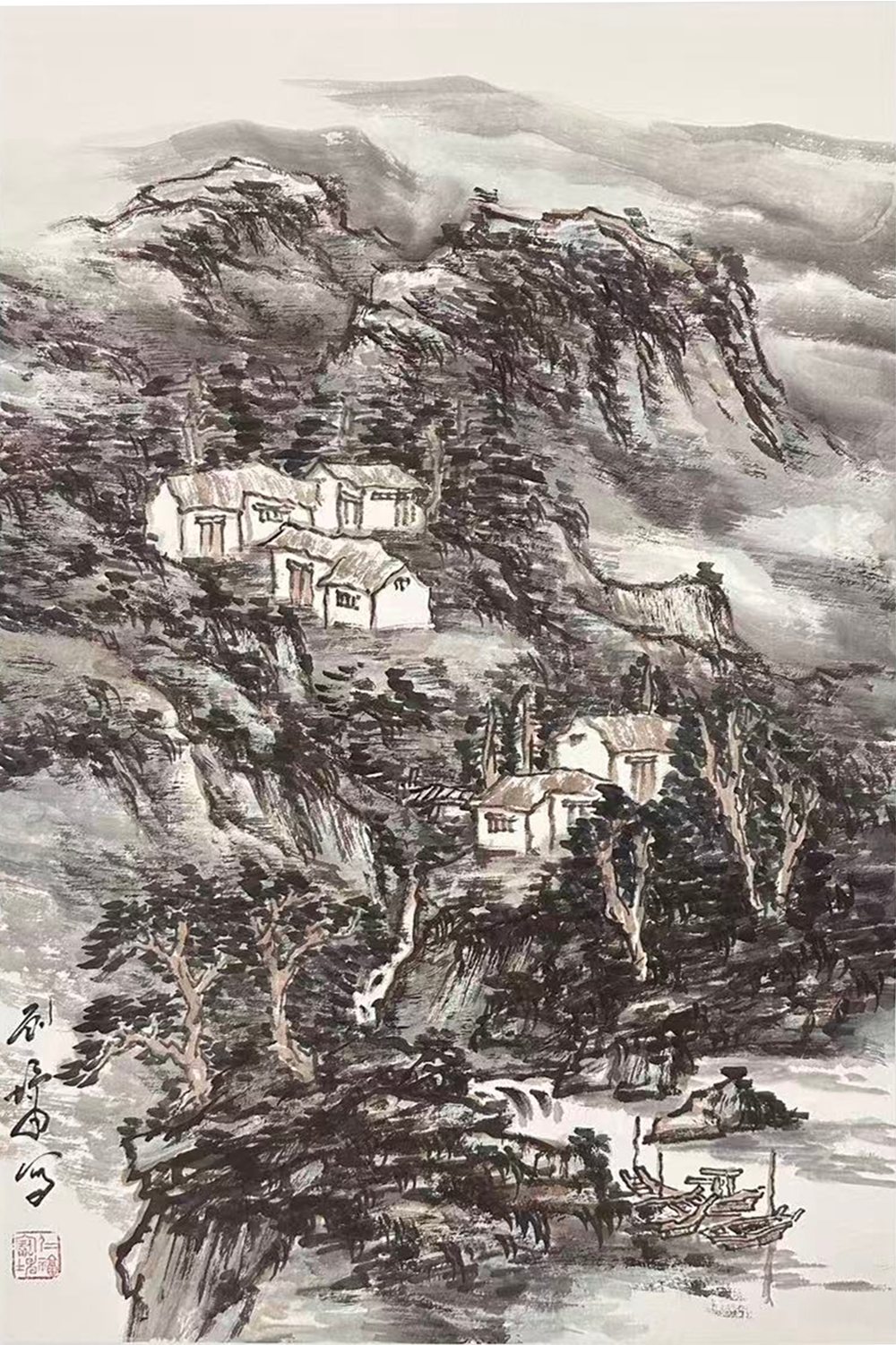 "刘墉"画家画作鉴赏(图5) "刘墉"画家画作鉴赏(图5)