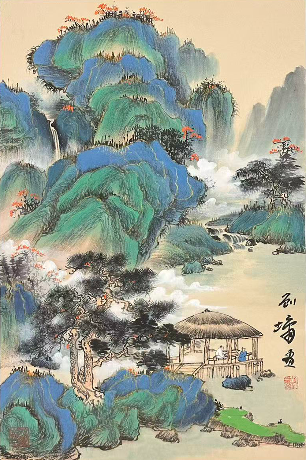 "刘墉"画家画作鉴赏(图4) "刘墉"画家画作鉴赏(图4)